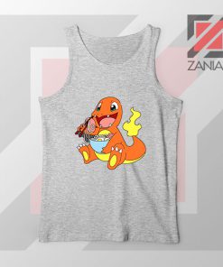 Charmander Ramen Noodle Sport Grey Tank Top