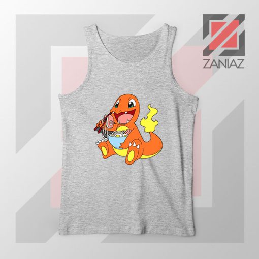 Charmander Ramen Noodle Sport Grey Tank Top