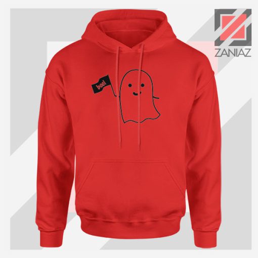 Cute Ghost Cozy Halloween Red Jacket