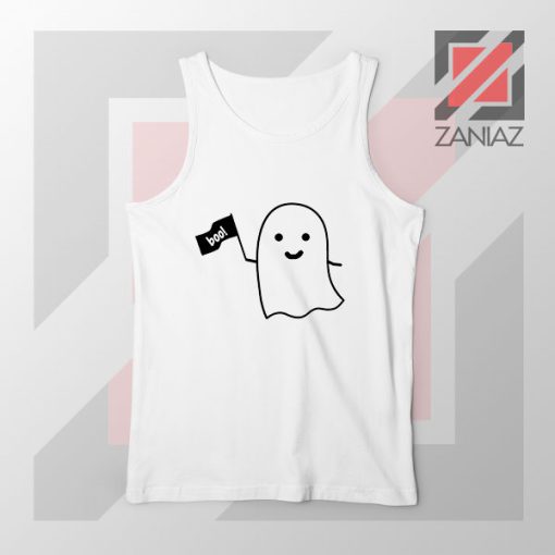 Cute Ghost Cozy Halloween Tank Top