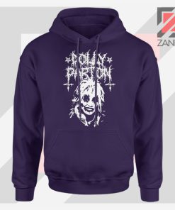 Dolly Parton Metal Design Navy Blue Jacket