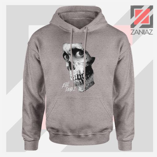 Evil Dead 2 Skull Poster Sport Grey Jacket