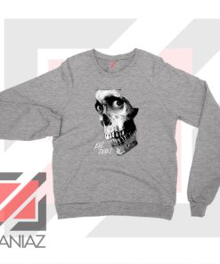 Evil Dead 2 Skull Poster Sport Grey Sweater