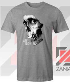 Evil Dead 2 Skull Poster Sport Grey Tee