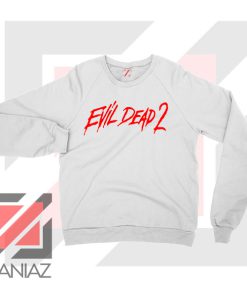 Evil Dead II 87 Logo White Sweatshirt