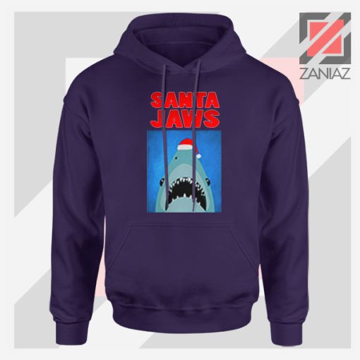 Father Christmas Jaws Parody Navy Blue Jacket