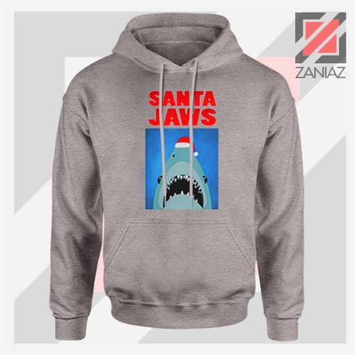 Father Christmas Jaws Parody Sport Grey Jacket