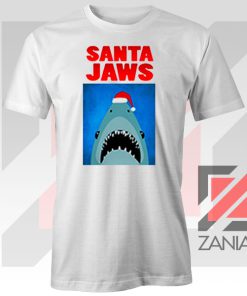 Father Christmas Jaws Parody Tee