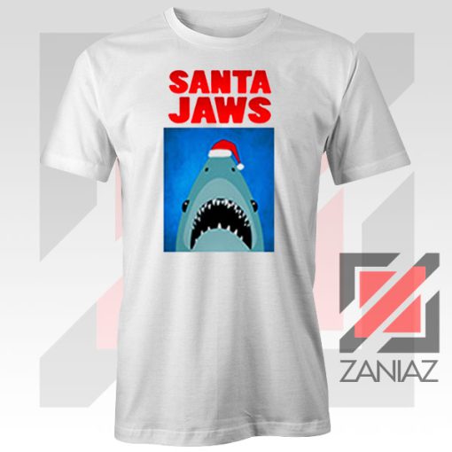 Father Christmas Jaws Parody Tee