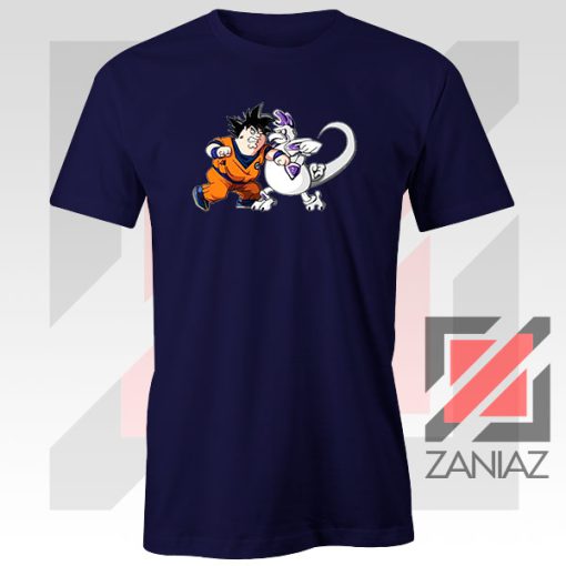 Goku Saiyan Family Guy Navy Blue Tshirt