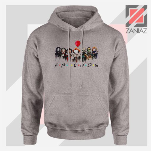 Icons Horror Friends Grey Hoodie