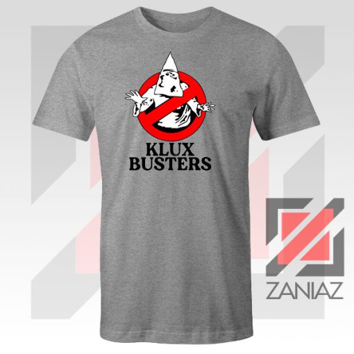 Klux Klan Busters Logo Grey Tee