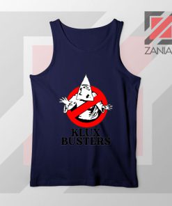 Klux Klan Busters Logo Navy Tank Top