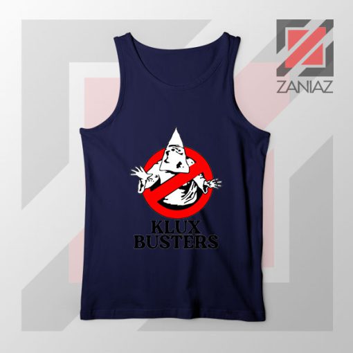 Klux Klan Busters Logo Navy Tank Top