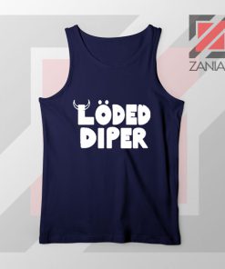 Loded Diper Music Group Navy Blue Tank Top