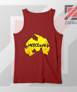 Method Man Wu Tang Logo Red Tank Top