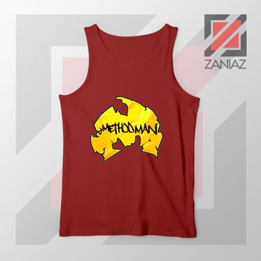 Method Man Wu Tang Logo Red Tank Top