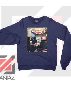 Michael Myers Donuts Navy Sweatshirt