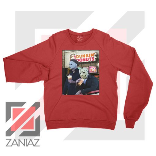 Michael Myers Donuts Red Sweatshirt