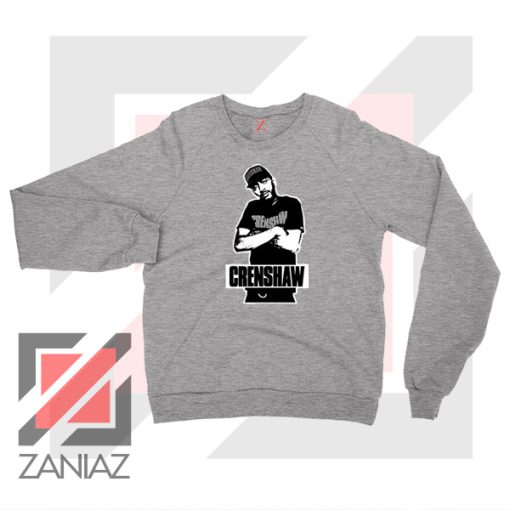 Nipsey Hussle Crenshaw Grey Sweatshirt