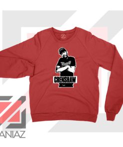 Nipsey Hussle Crenshaw Red Sweatshirt