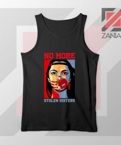 No More Stolen Sisters Art Black Tank Top