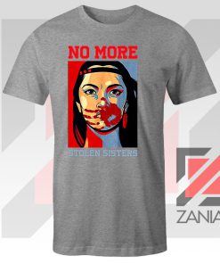 No More Stolen Sisters Art Grey Tee