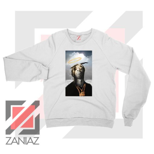 Pop Smoke Youth Design White Sweatshirt