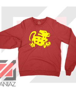 Red Jaguar TV Game Symbol Red Sweatshirt