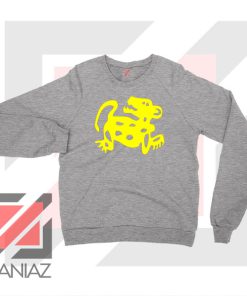 Red Jaguar TV Game Symbol Sport Grey Sweatshirt