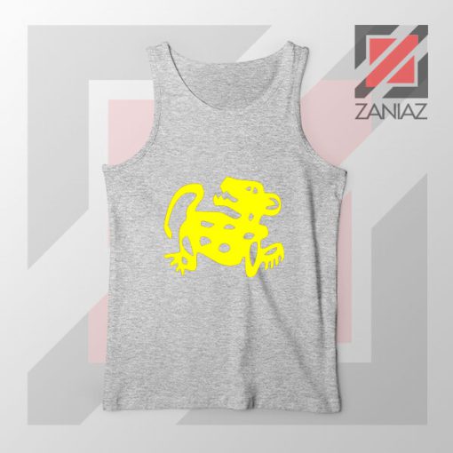 Red Jaguar TV Game Symbol Sport Grey Tank Top