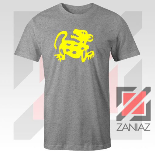 Red Jaguar TV Game Symbol Sport Grey Tshirt