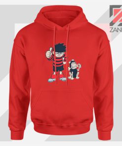 Save Gnasher Cartoon Design Red Hoodie