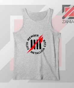 The Fifth Member Metallica Sport Grey Tank Top