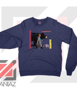 The Getaway Album Design Navy Blue Sweatshirt