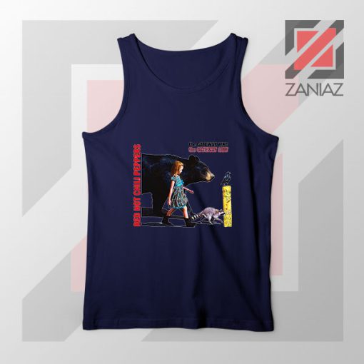 The Getaway Album Design Navy Blue Tank Top