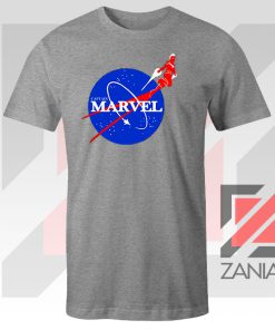 The Marvels 2 Nasa Logo Parody Sport Grey Tshirt