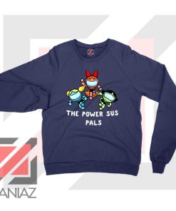 The Power Sus Girls Parody Navy Sweater