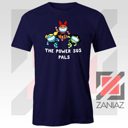 The Power Sus Girls Parody Navy Tee