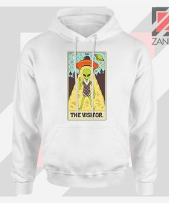 The Visitor Tarot Card White Jacket