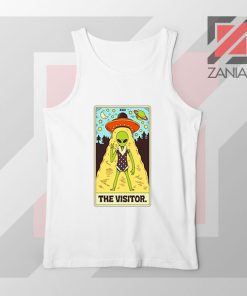 The Visitor Tarot Card White Tank Top