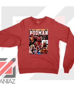 The Worm NBA Player Red Sweater