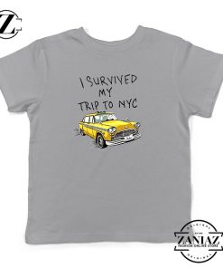 Tom Holland Trip to NYC Kids Grey Tshirts