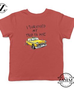 Tom Holland Trip to NYC Kids Red Tshirts