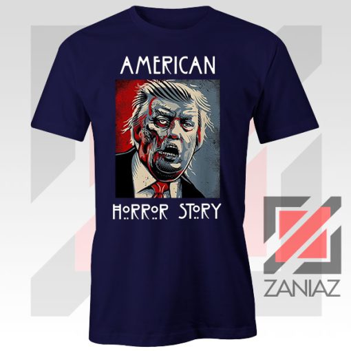 Trump Horror Story Navy Blue Tee