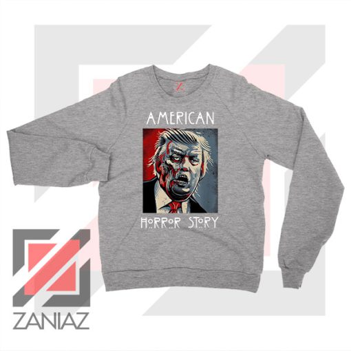 Trump Horror Story Sport Grey Sweater