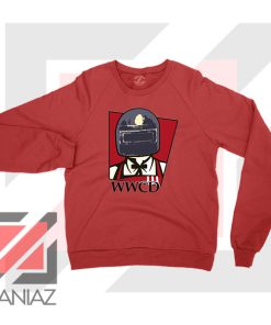 War KFC Chicken Parody Red Sweater