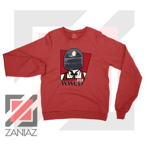 War KFC Chicken Parody Red Sweater