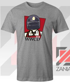 War KFC Chicken Parody Sport Grey Tee