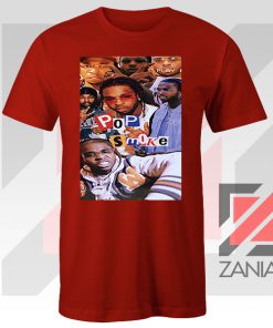 1 Welcome to The Party Pop Smoke Red Tee